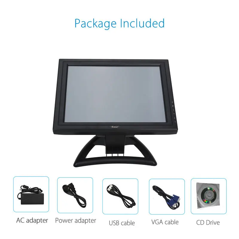 Eyoyo POS 15 &quotсенсорный экран сенсорный ЖК для розничного киоска Ресторан Бар|monitor