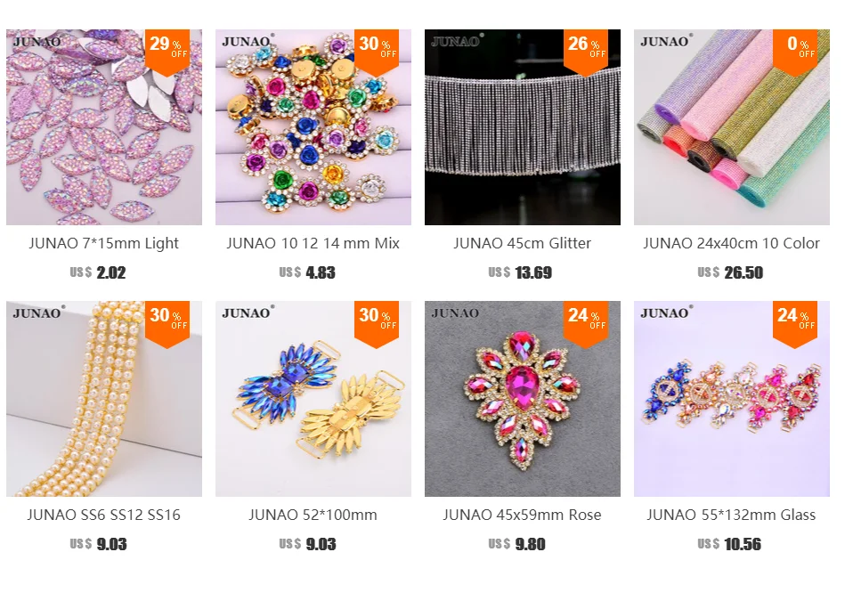 JUNAO 52x100 мм AB Кристалл шитье Цветочные Стразы разъем аппликация золотые стеклянные камни с плоским дном пришить хрустальную цепь для ремесла