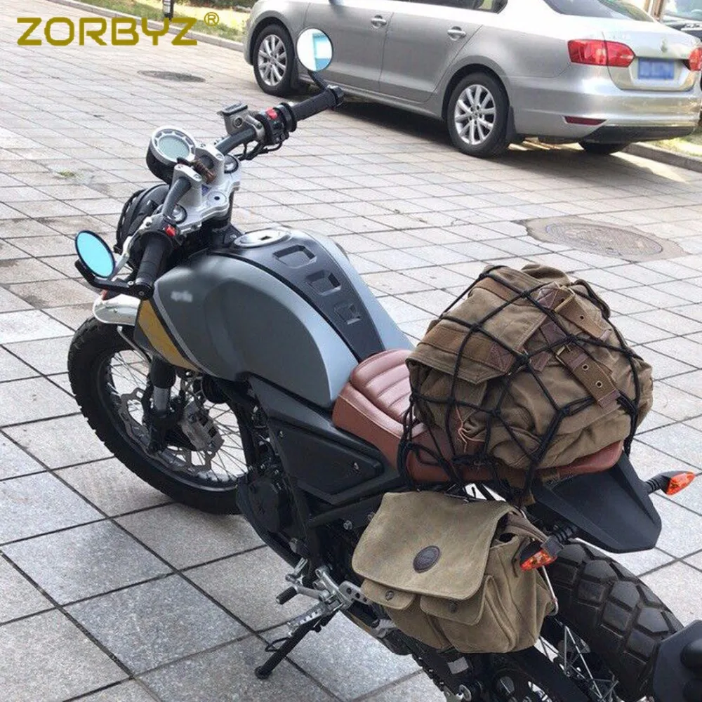 ZORBYZ черная алюминиевая рукоятка Бар Конец круглое зеркало заднего вида 10 мм резьба внутри крепление для Aprilia CR150 мотоцикла