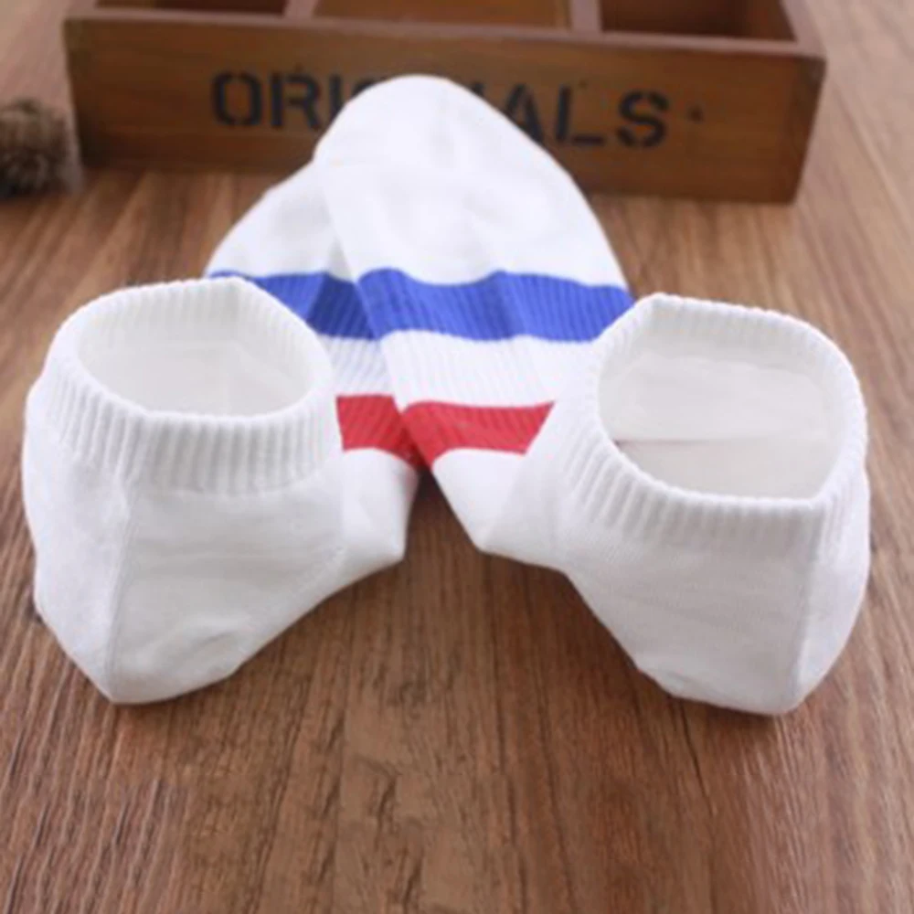 20 пар носков короткие модные дизайнерские мужские хлопковые носки в полоску