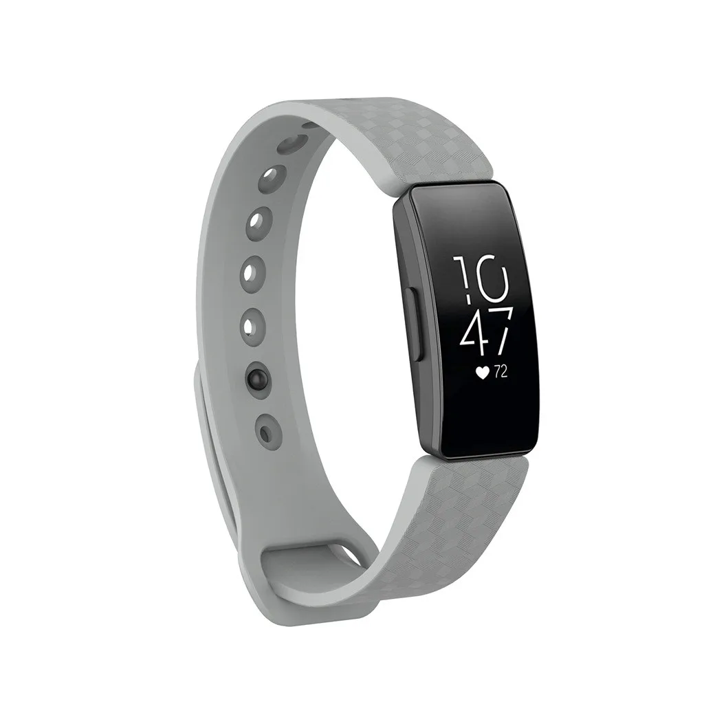 Силиконовый браслет ремешок для часов Fitbit Inspire/Inspire HR силиконовый браслет ремешок для часов маленький 528