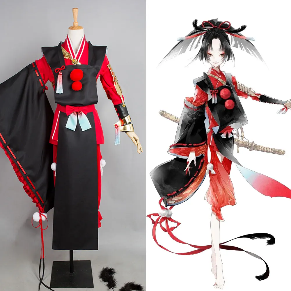 Новый оригинальный Косплей Touken Ranbu Kogarasumaru костюм кимоно полный комплект Костюм