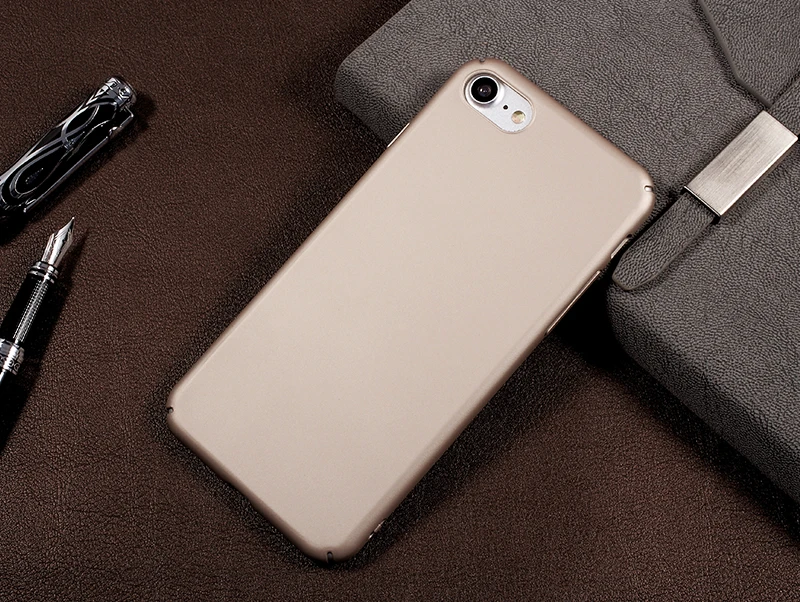 Для iPhone 7 Крышка Резиновое Покрытие Hard Protection Case for 4.7 Дюйма Розовое Золото|coating