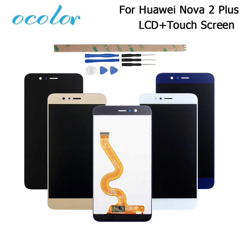 Ocolor для Huawei Nova 2 Plus ЖК дисплей и сенсорный экран 5 ''дигитайзер сборка Замена без