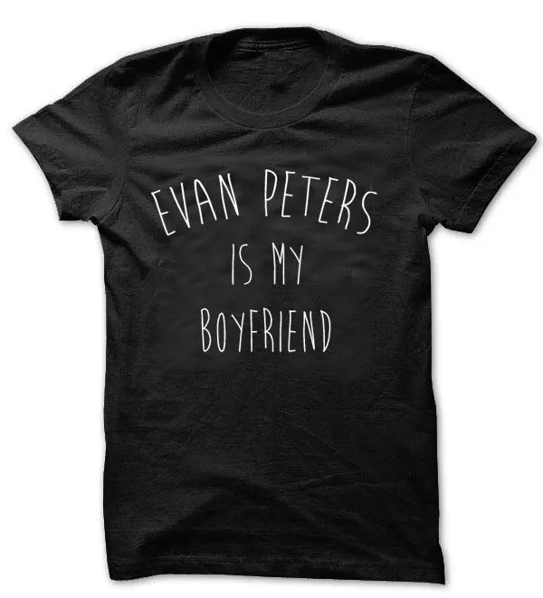 Футболка с принтом Питерс Evan Peters is My Boyfriend футболка унисекс на лицевой стороне T1752