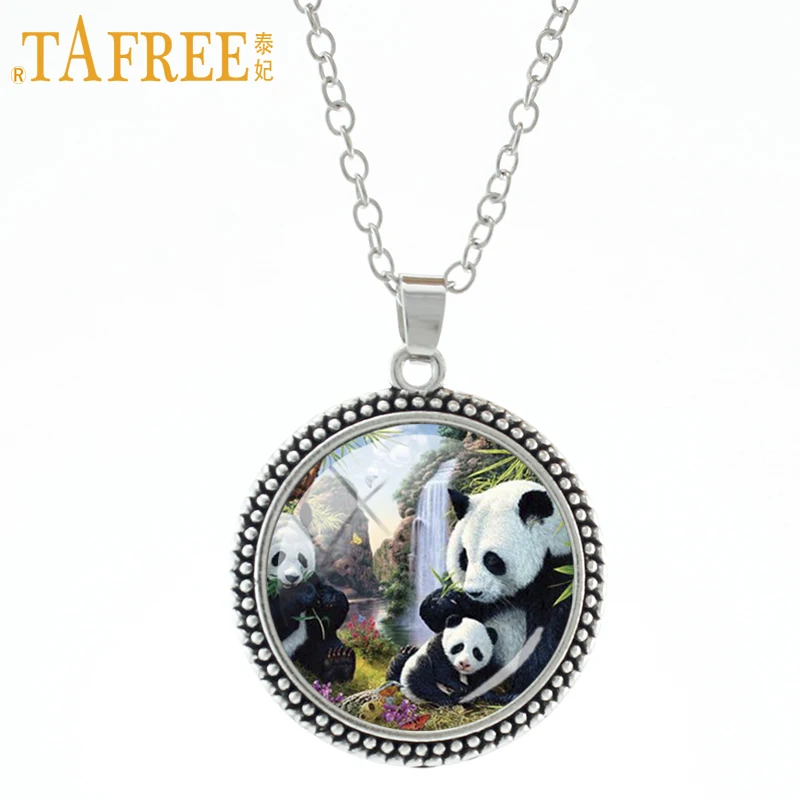 TAFREE Mom's Love семейная привязанность кулон ожерелье в винтажном стиле С животными