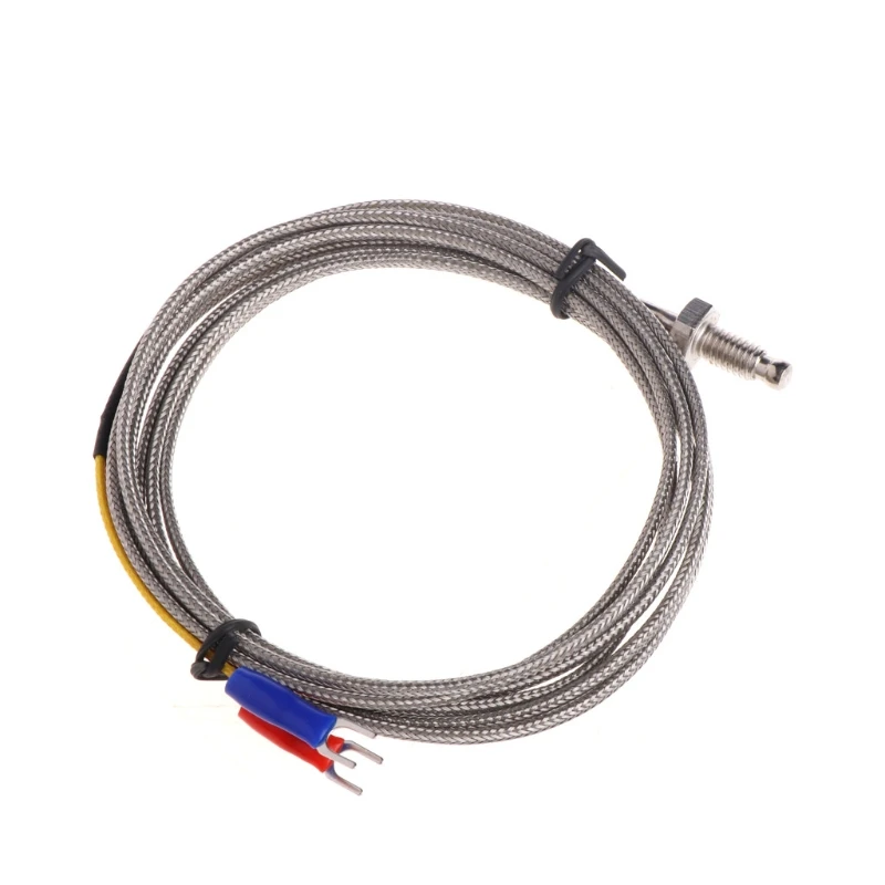 

J Type M6 Screw Probe Thermocouple Temperature Sensor with 2M Cable for Industry