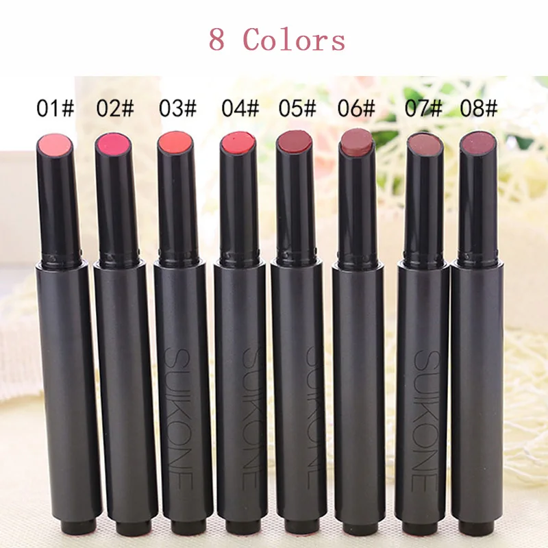 Матовая помада Водонепроницаемый Бархат Помада для губ Карандаш Batom Пресс