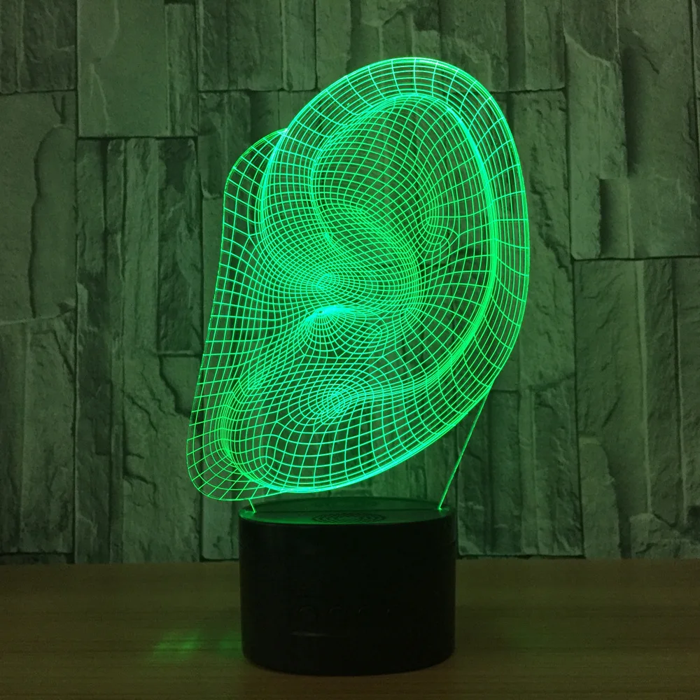 Luminaria Led 3d Светодиодная лампа De Mesa Powerbank ночник 7 цветов Изменение настольная