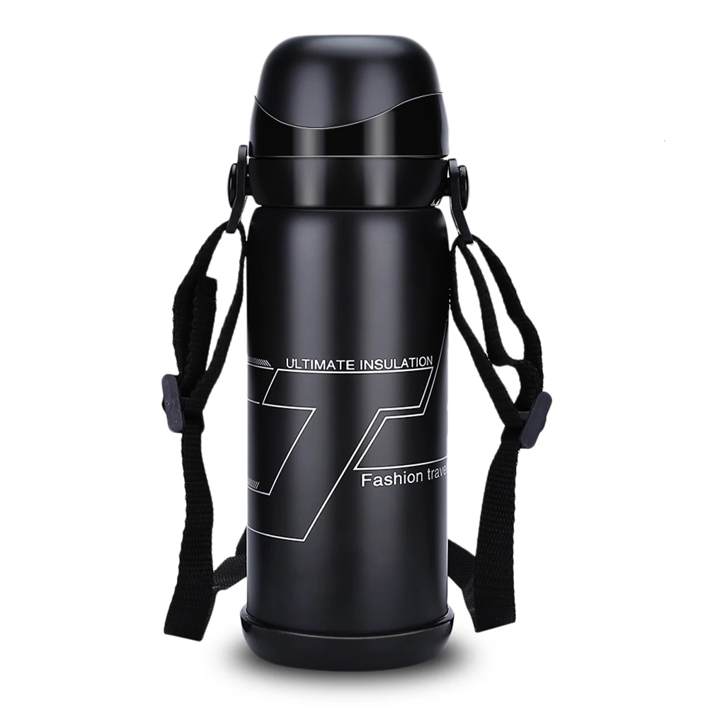 800 мл Нержавеющая сталь утепленная уличная бутылка для воды термос кружка