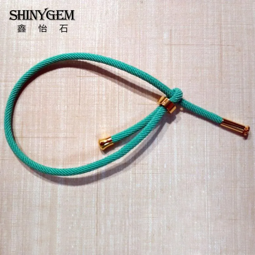 ShinyGem минимализм нить веревка браслеты 15 цветов Регулируемая Веревка пара ручной