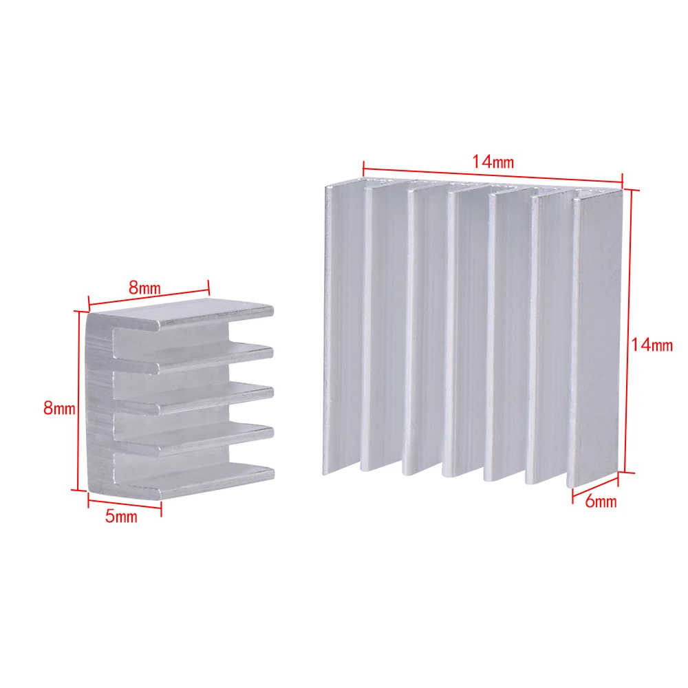 Preise 3000 Stücke = 1000 Lose) Aluminium Kühlkörper Für Raspberry Pi 512 Mt Modell B Plus Computer Für Arduino Mega 2560 Ethernet Schild W5100