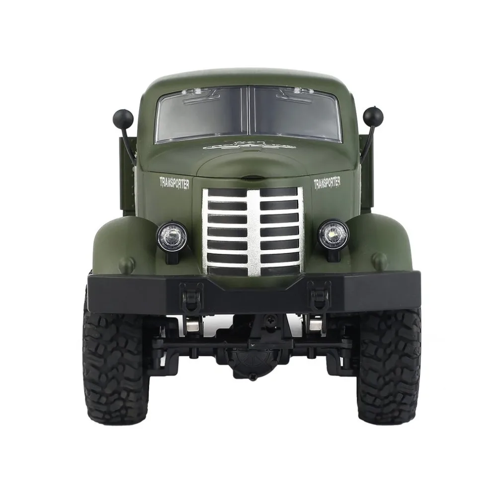 JJR/C Q60 1/16 2 4G 6WD RC Off-Road военный грузовик транспортер автомобиль транспортное