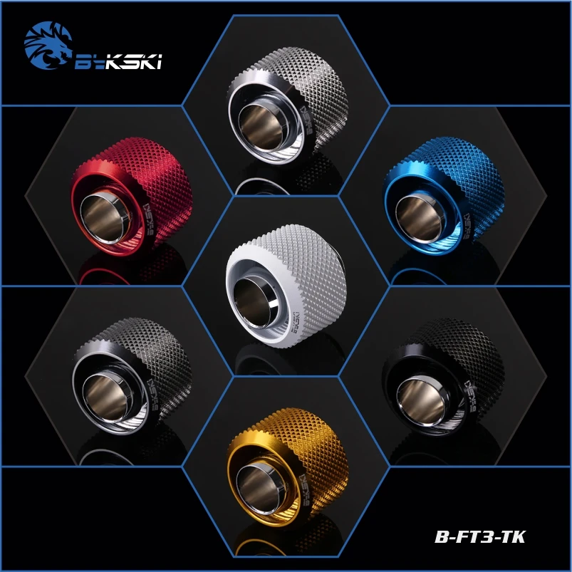 Bykski B FT3 TK 3/8 &quotID X 1/2&quot OD 10x16 мм мягкие трубы компрессионные фитинги G1/4