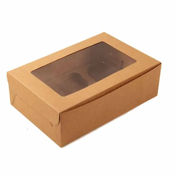 6 торт упаковка Коробки кекс со вставкой для вечерние свадебный подарок 12 шт. | Дом