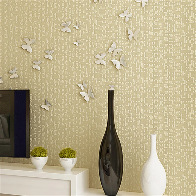 

beibehang Modern minimalist non-woven wallpaper color plain bedroom wallpaper the living room became the aisle