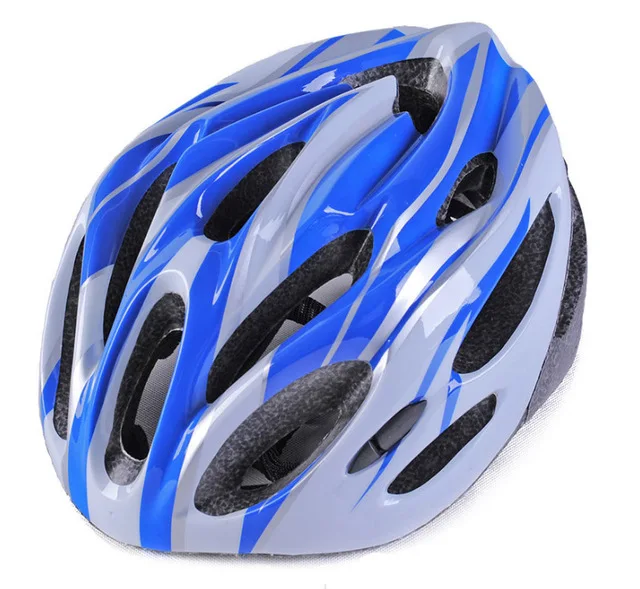 blue white 180 г ультралегкий, дорожный велосипедный шлем Для мужчин Для женщин выносливость защитный Велосипедный спорт литья под давлением гоночный шлем Casco Ciclismo 54-62 см - Цвет: blue white