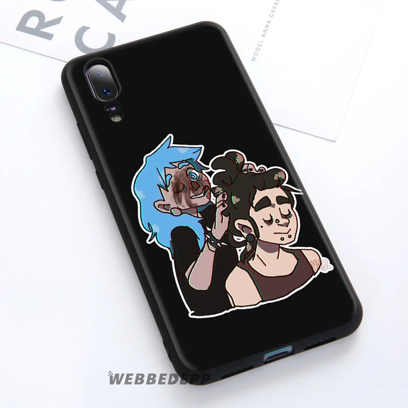 Мягкий чехол WEBBEDEPP Sally Face для Huawei P30 P20 Pro P10 P9 Lite 2017 P Smart 2019 &amp Nova 3 3i Y9 |