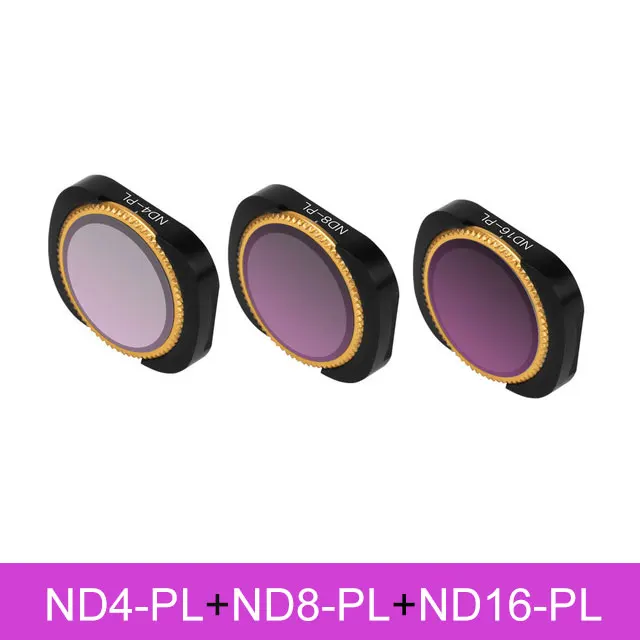 Серый MCUV CPL NDPL ND64-PL ND32-PL ND4 ND8 фильтр для объектива камеры комплект для DJI OSMO Карманный карданный держатель аксессуары DJI OSMO карманный фильтр - Цвет: Серый