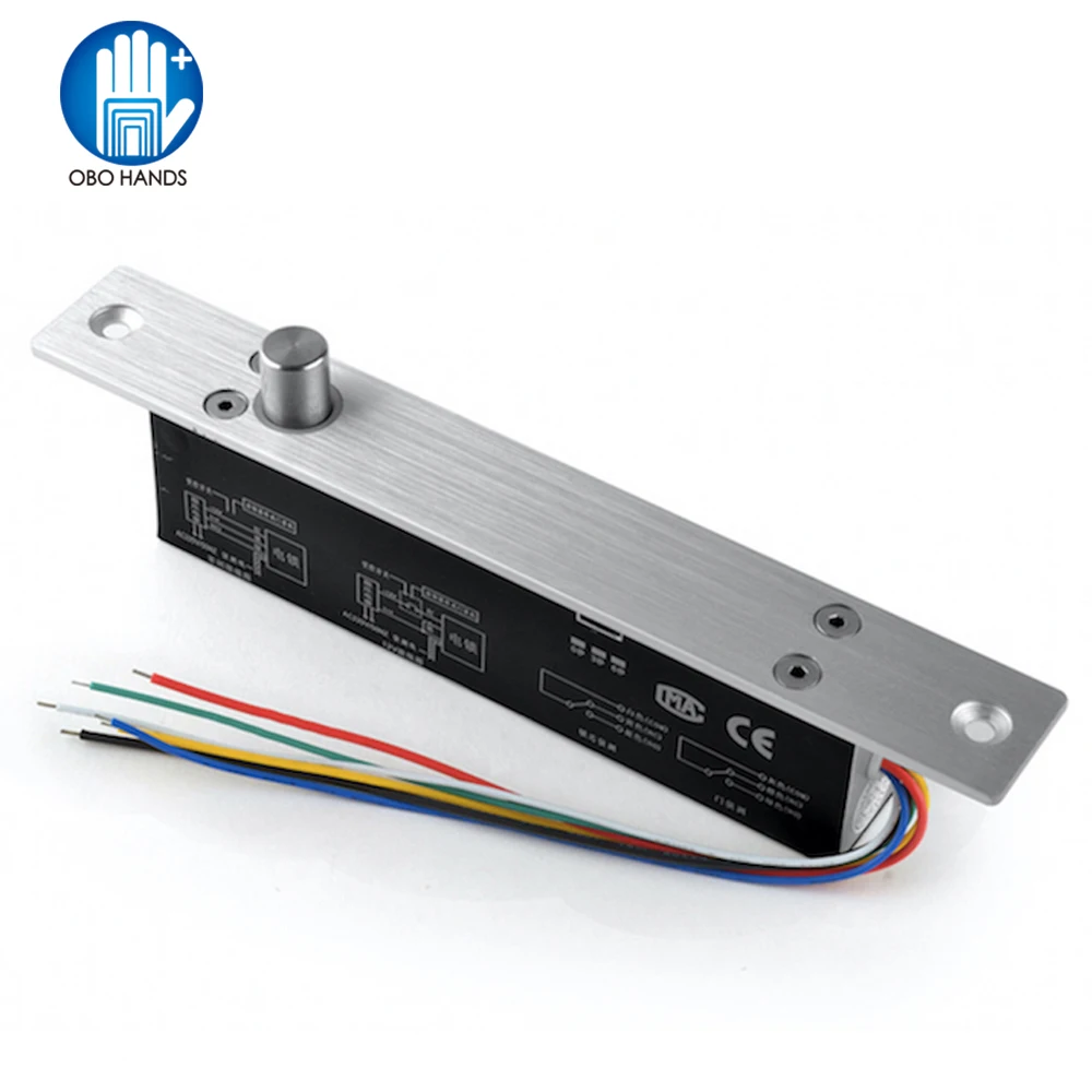 Врезной замок с электрическим болтом 5/6 проводов не обеспечивает