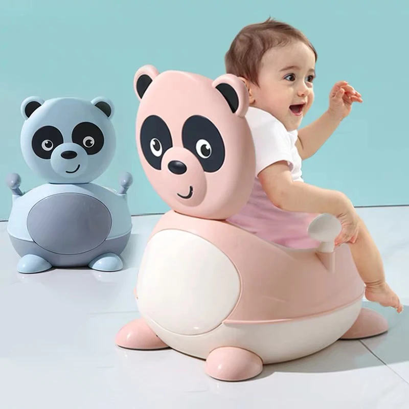Panda Детская горшок унитаз милый мультфильм тренировка сковорода детское сиденье
