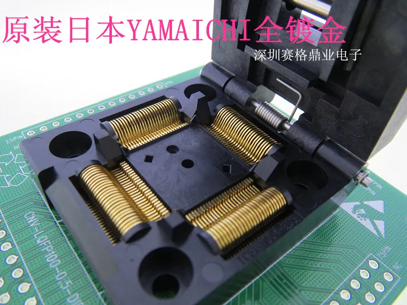 Оригинальный YAMAICHI IC тестовое сиденье IC51-1004-809 сжигание программиста LQFP100/DIP100
