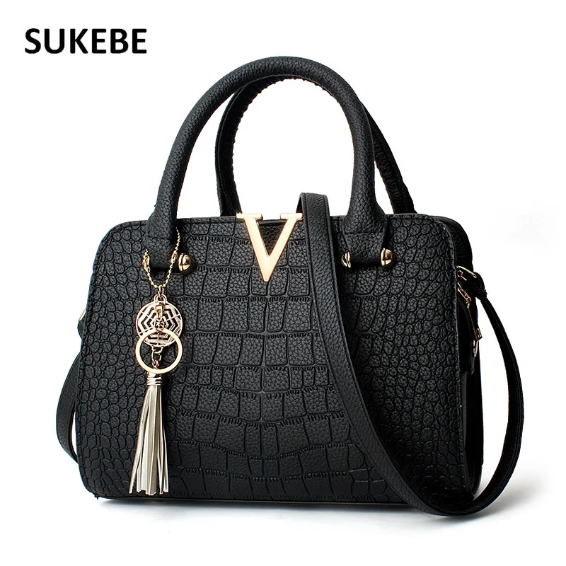 2018 Новый Для женщин Сумки известных брендов сумка Аллигатор Кожа PU Женская через