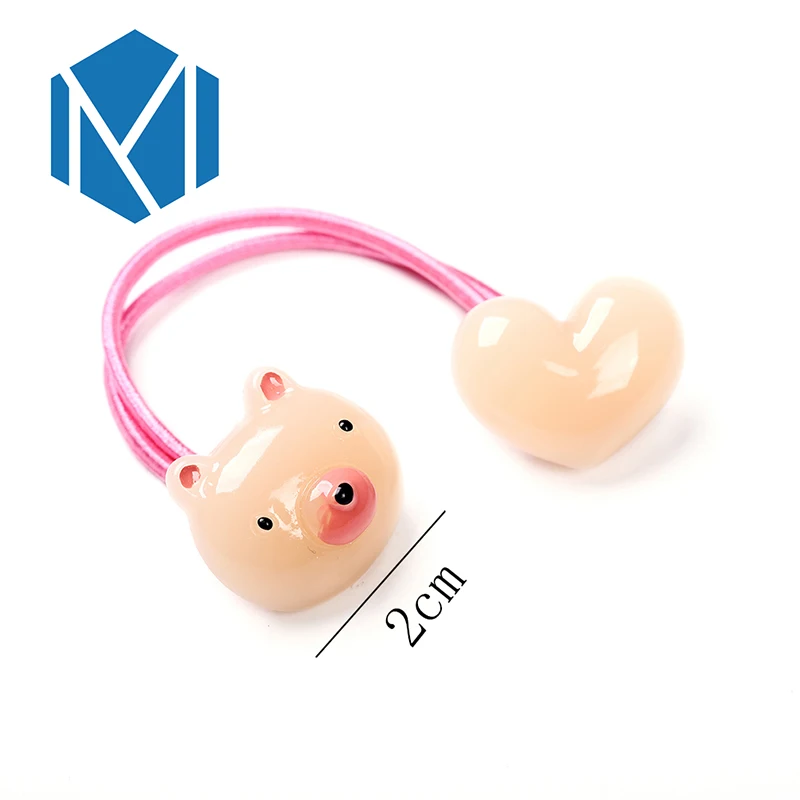 M MISM/Детские эластичные резинки для волос с изображением животных из