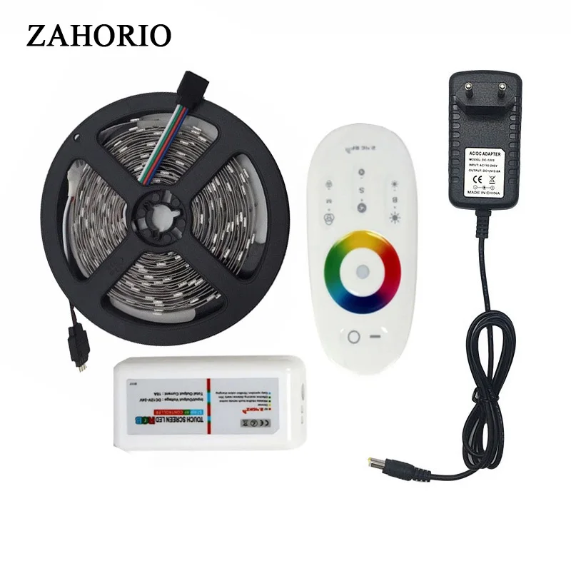 ZAHORIO SMD RGB Светодиодный светильник 5050 30 светодиодный s ленточный диод гибкий