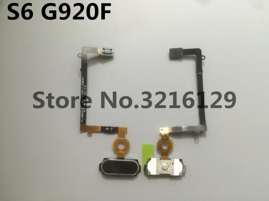 10pcs/lot Original For Samsung Galaxy S6 G920 G9200 G920F Home Button with Flex Cable Ribbon Brand New Black White Gold Blue | Мобильные