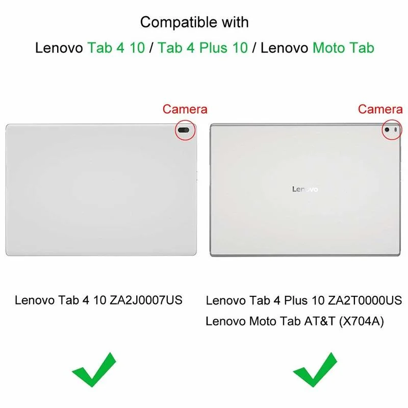 Чехол для Lenovo Tab 4/Tab 4 Plus 10 &quot тонкий складной чехол подставка Tab4 1&quot Tablet 2017