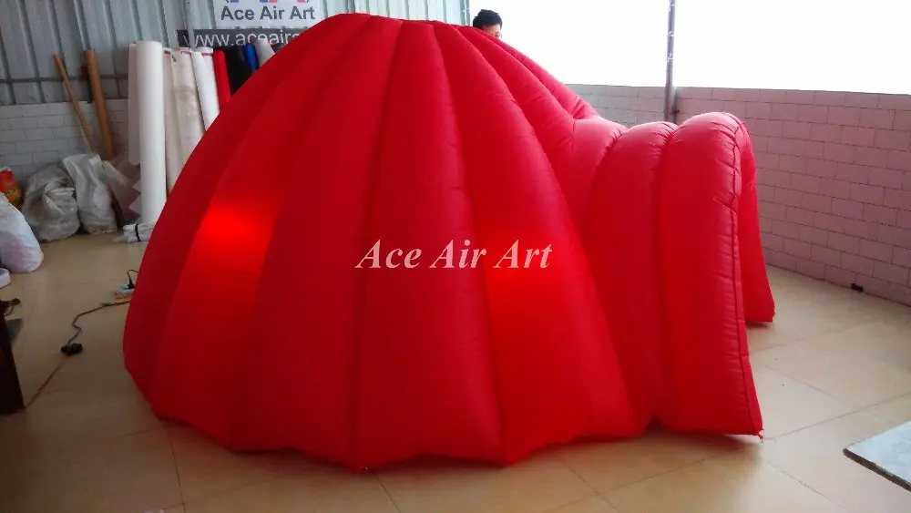 Горячая Распродажа уличная надувная купольная палатка планетарий портативный