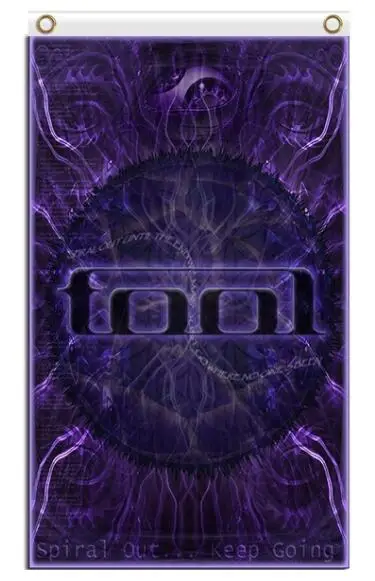 

3x5ft Hard Metal Rock flag with digital print custom any music rock banner flag