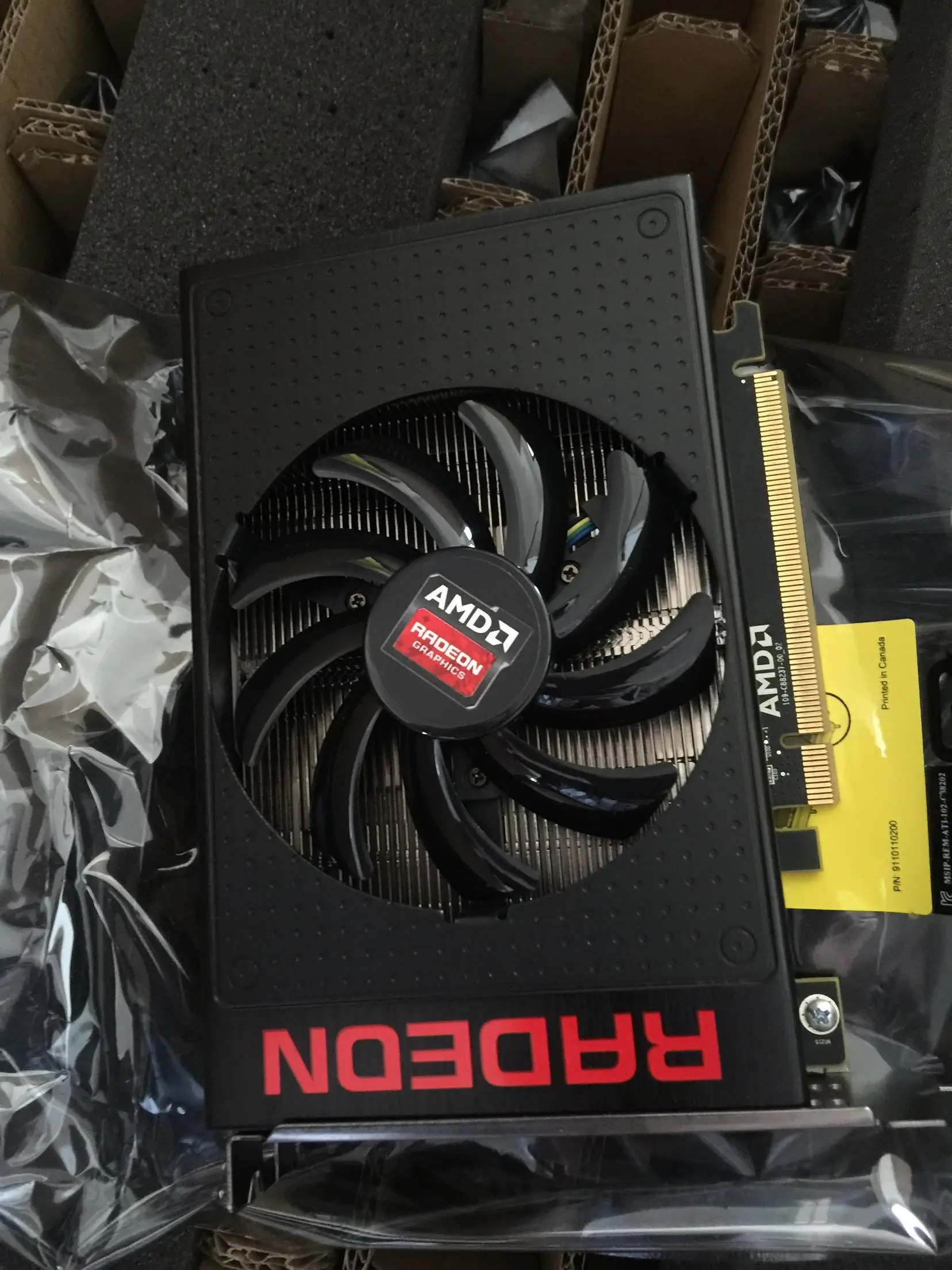 ASUS Radeon R9 NANO 4G 3DP/HDMI HD небольшой корпус, предназначенный для коротких игр графика