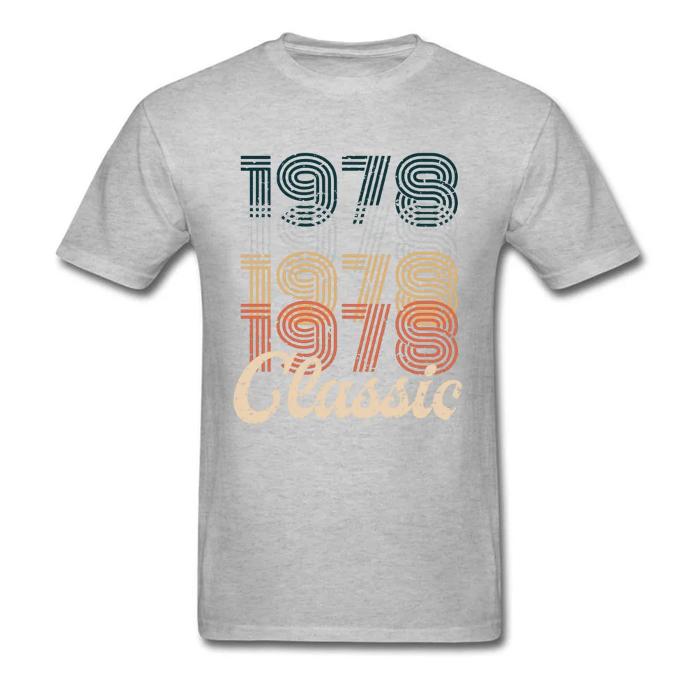 

grey Tees Mr Robot Portal Men's T Shirt Vintage 1978 Retro Classic 70s 40 birthday Custom Summer Tops T-Shirt Wholesale