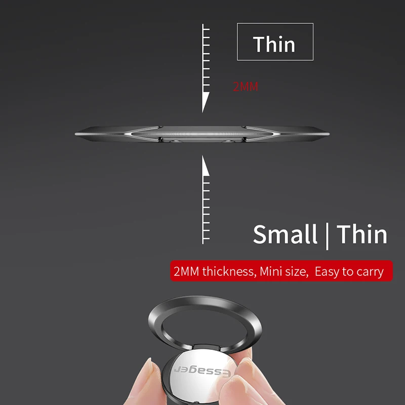 

Essager Phone Ring Finger Holder For iPhone 7 8 X XR XS Max Phone Stand Grip For Samsung Xiaomi Huawei Telephone Holder Support