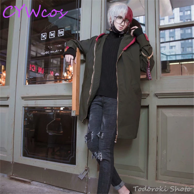 Японское аниме Моя геройская Академия дай ли Тодороки шото косплей костюм