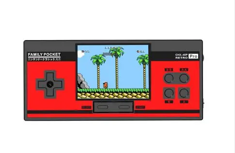 Портативная мини-игровая консоль для семьи 348 классических игр 3 0 дюймов цветной