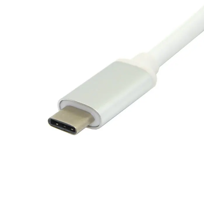 Jimier USB C 3 1 Type для Mini DP DisplayPort 1080p HDTV адаптер с серебряным чехлом|Компьютерные кабели