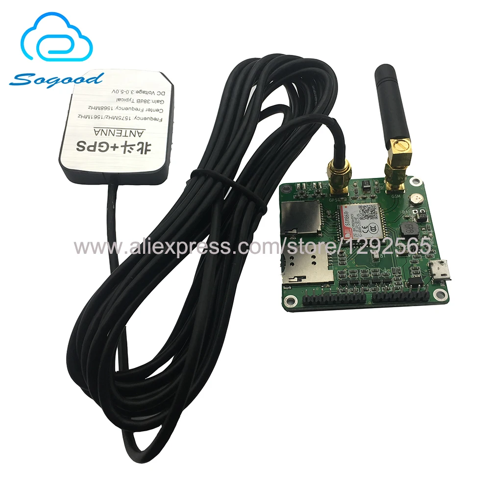 100% новая и оригинальная макетная плата SIM868 разборная стандартный GPS GSM/GPRS + GNSS DTMF