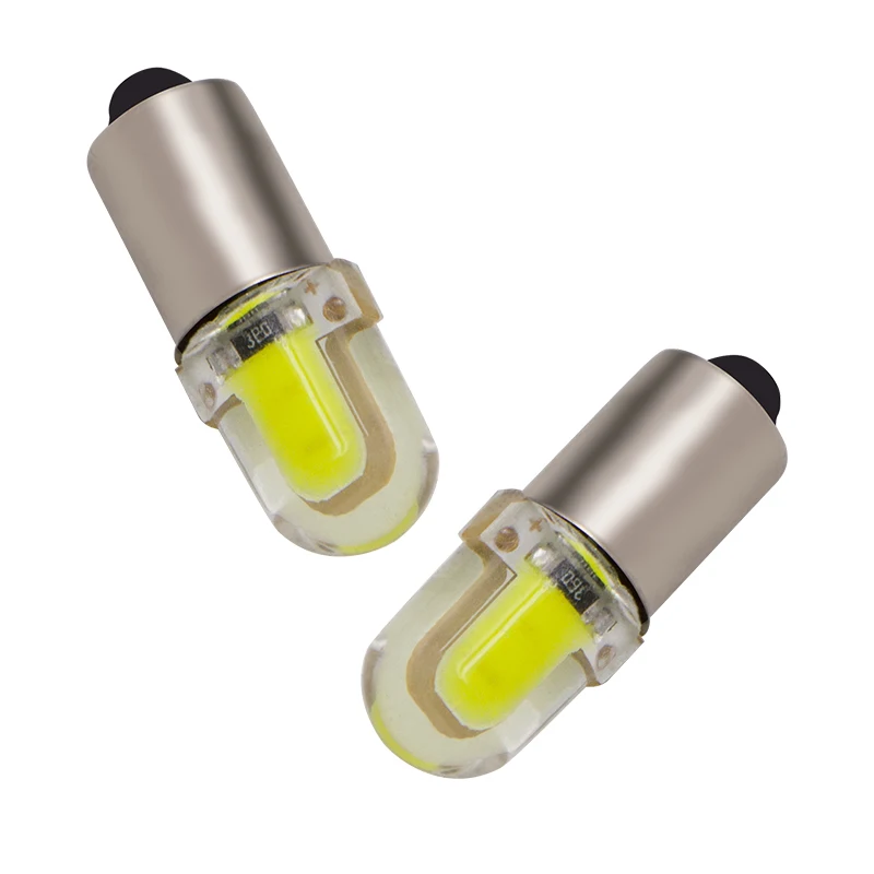 1 шт. BA9S T4W 363 1895 233 супер яркий круглый 3D COB светодиодный чистый белый светильник
