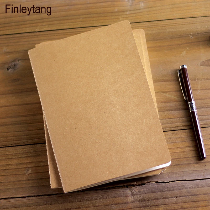 

Hot Sale Cowhide Paper Vintage Kraft Cover Travel Journal Notebook Notepad Daily Memos Planner Office School Stationery Supplies