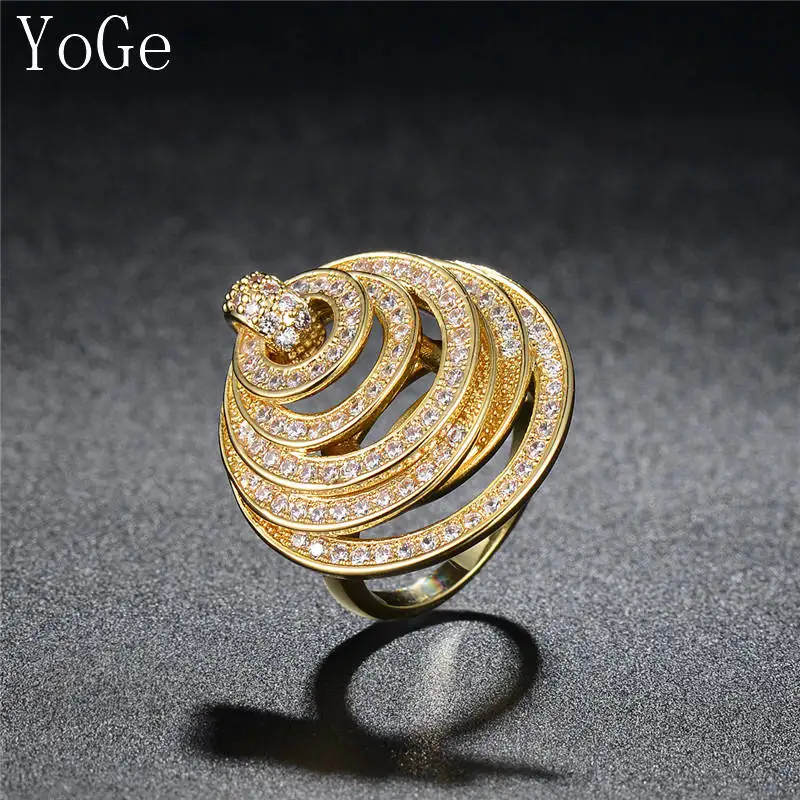 Ювелирные изделия YoGe для свадьбы и вечеринки R9784Fashion AAA CZ модное Композитное