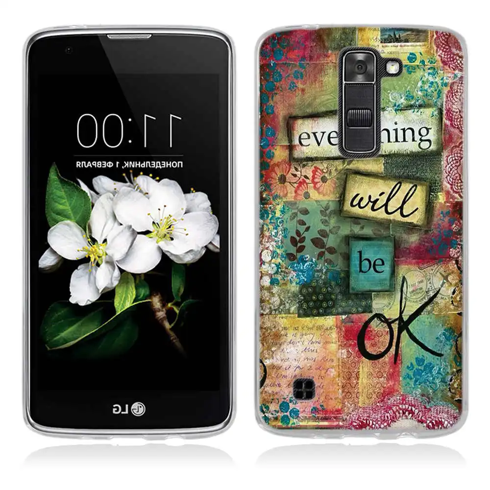 Новые Мягкие силиконовые чехлы из ТПУ для телефонов LG K7 K330/Tribute 5 LS675/X210 X210DS 3D