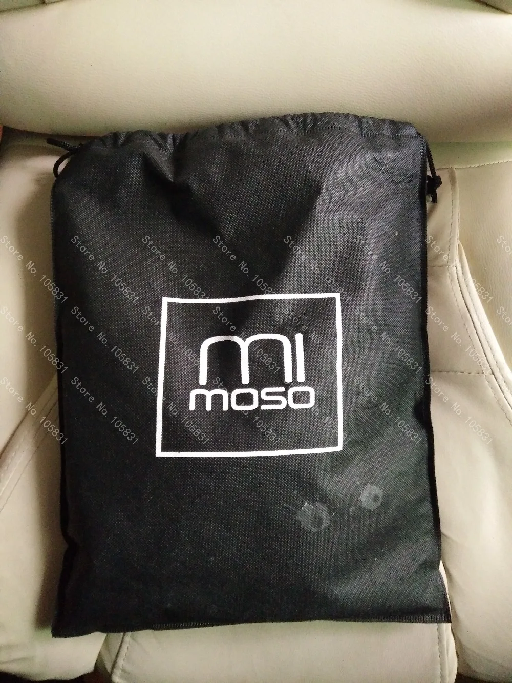 Экологически чистая Нетканая сумка с логотипом на заказ 100 шт. черная для обуви