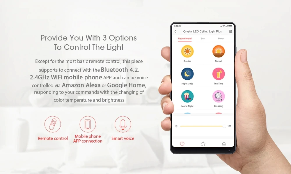 Xiaomi mi Yee светильник, умный квадратный светодиодный потолочный светильник плюс, умный голосовой светильник/mi home APP, управление для спальни, гостиной