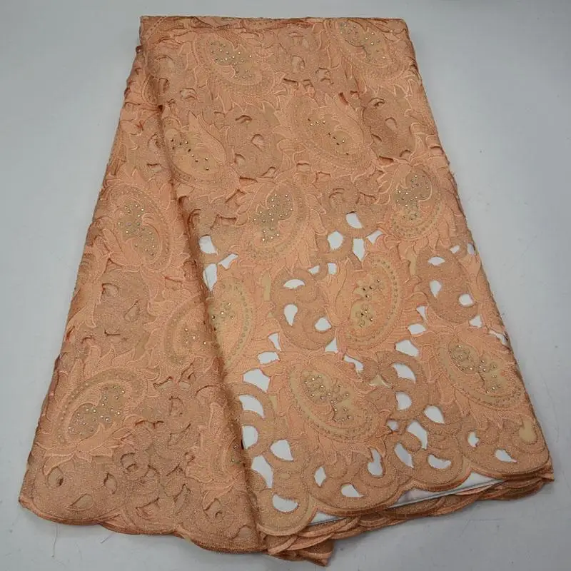 African stone High Quality Royal blue Swiss Voile Lace Rhinestones French 100% cotton Fabric For wedding dress KRE01 | Дом и сад