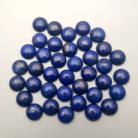 fashion lapis lazuli 12mm 36pcs natural stone round bead charm cab cabochon beads for jewelry making ring accessories