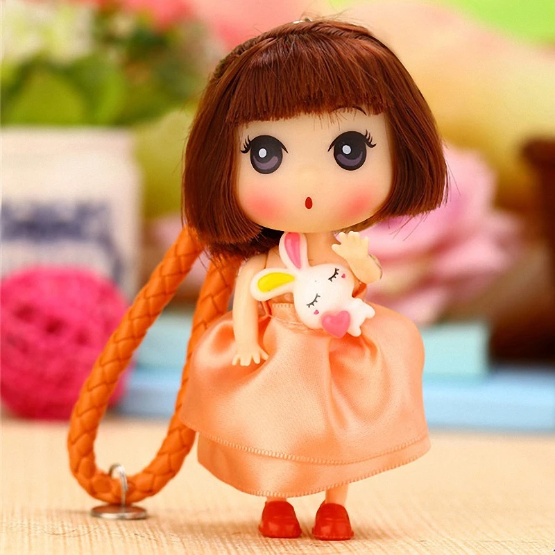 Милые игрушки брелок для ключей принцессы маленьких кукол Колокольчик девочек