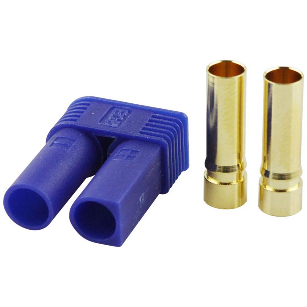 Бесплатная доставка 10 пар штекер типа банан EC5 5 мм 0 золотистый разъем в виде пули